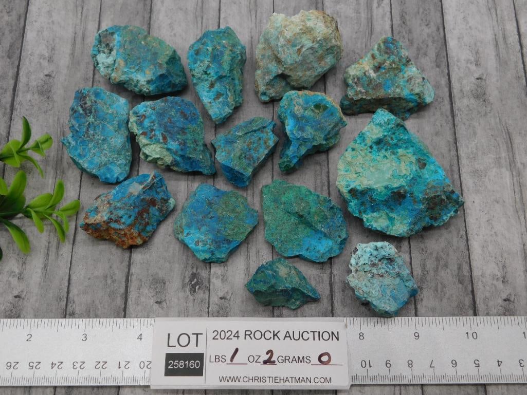 CHRYSOCOLLA ROCK STONE LAPIDARY SPECIMEN - 2