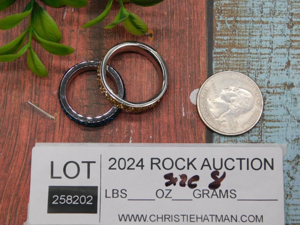 STONE RING ROCK STONE LAPIDARY SPECIMEN - 2