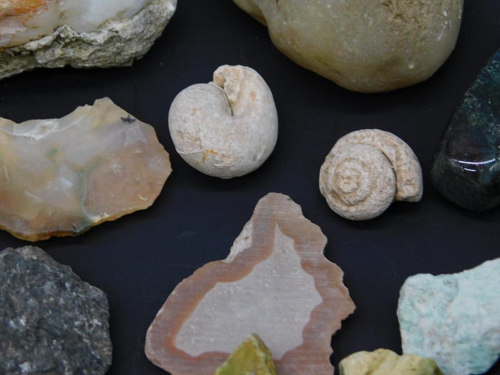 MIXED ROUGH ROCK STONE LAPIDARY SPECIMEN - 2