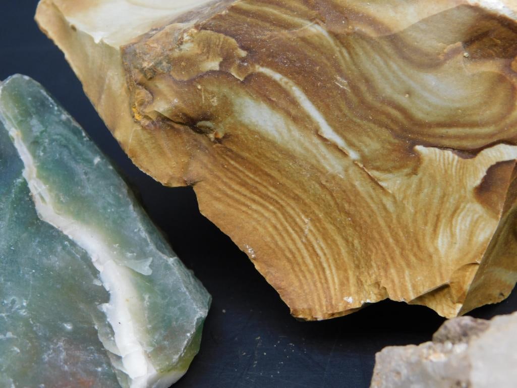 MIXED ROUGH ROCK STONE LAPIDARY SPECIMEN - 2