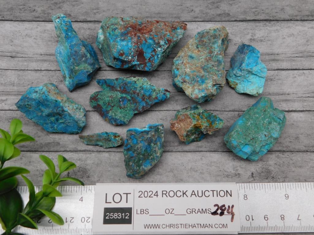 CHRYSOCOLLA ROCK STONE LAPIDARY SPECIMEN - 3