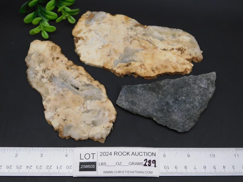 SLABS ROCK STONE LAPIDARY SPECIMEN - 2