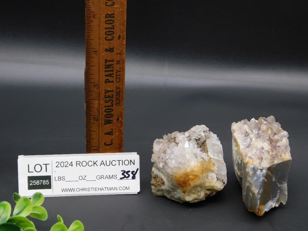 AMETHYST ROCK STONE LAPIDARY SPECIMEN - 3