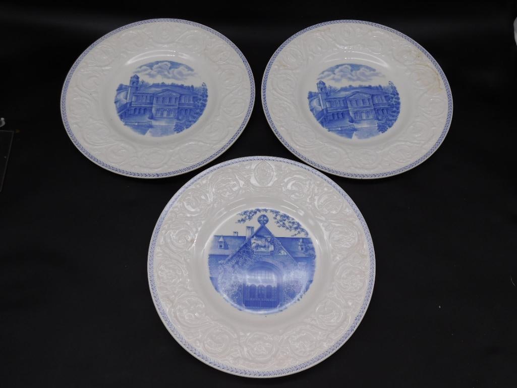 WEDGWOOD CERAMIC PLATES ST MARKS SCHOOL VINTAGE ANTIQUE (1 of 3)