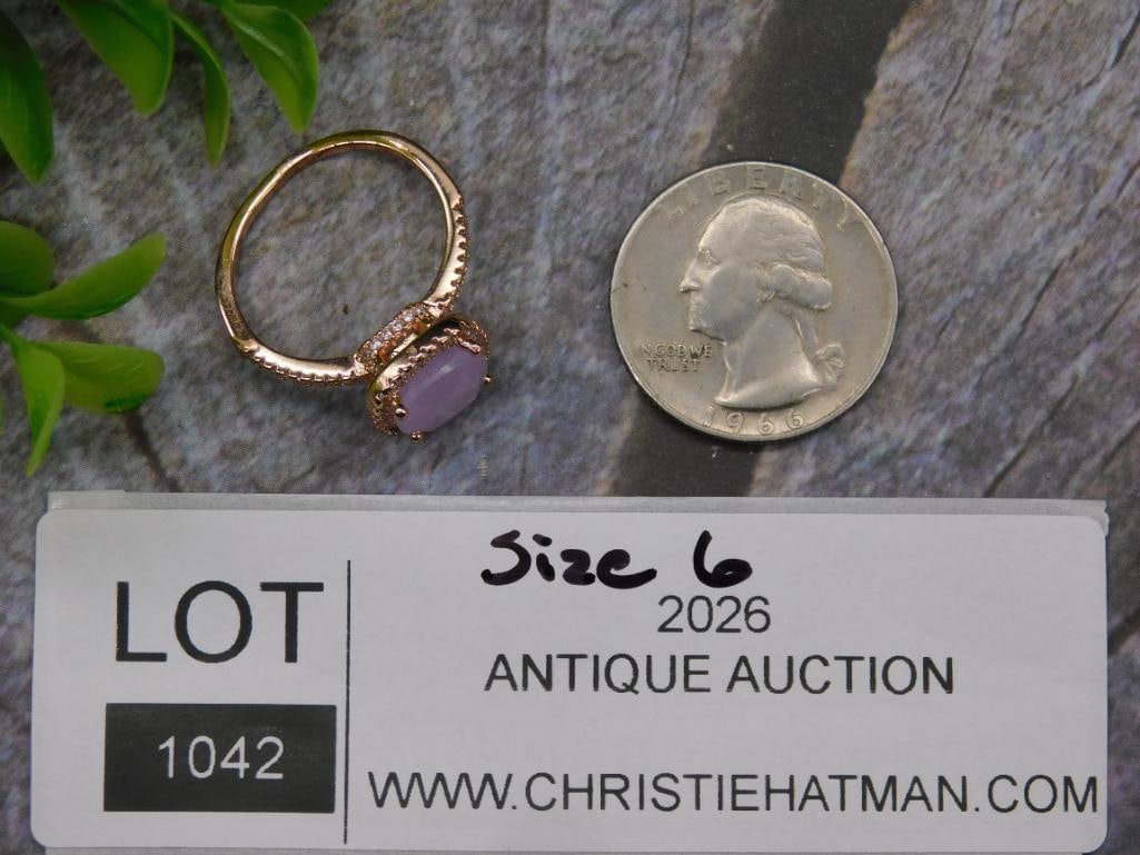 STONE RING ROCK STONE LAPIDARY SPECIMEN - 2