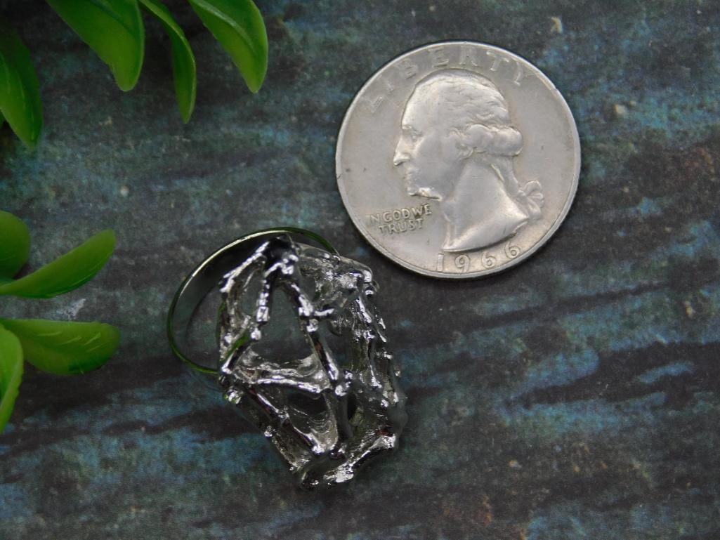 SILVER-TONE RING - 2