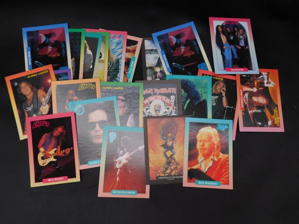 RETRO 1991 BROCKUM ROCKCARDS COLLECTIBLE TRADING CARDS (1 of 2)
