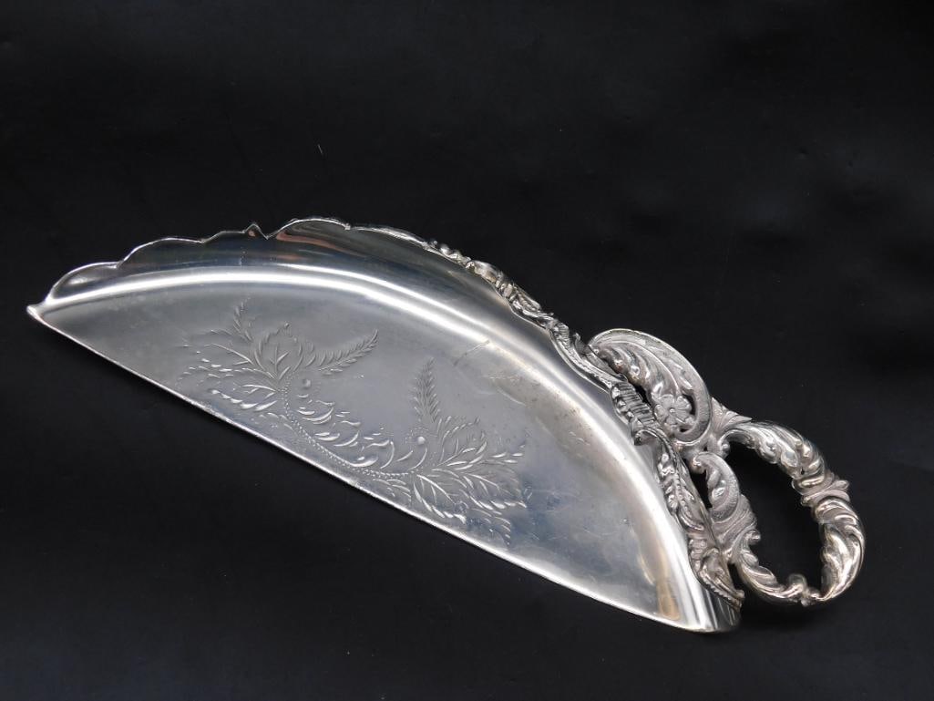 QUADRUPLE PLATE 114 GRAMS SILVER PLATE VINTAGE ANTIQUE (1 of 6)