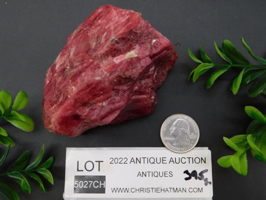 GEM RHODONITE ROCK STONE LAPIDARY SPECIMEN - 2