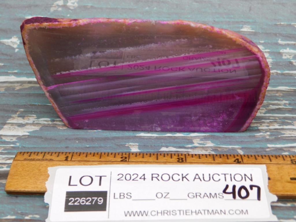 AGATE ROCK STONE LAPIDARY SPECIMEN - 2