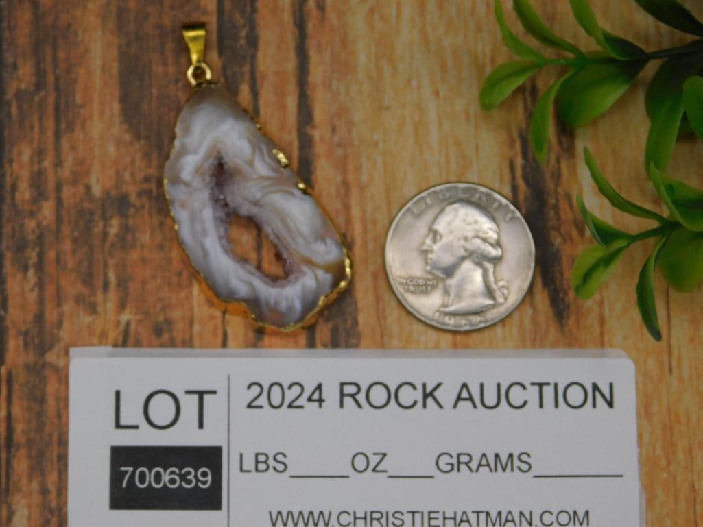 GEODE SLICE PENDANT V - 2