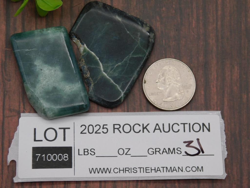 NEPHRITE JADE ROCK STONE LAPIDARY SPECIMEN - 2