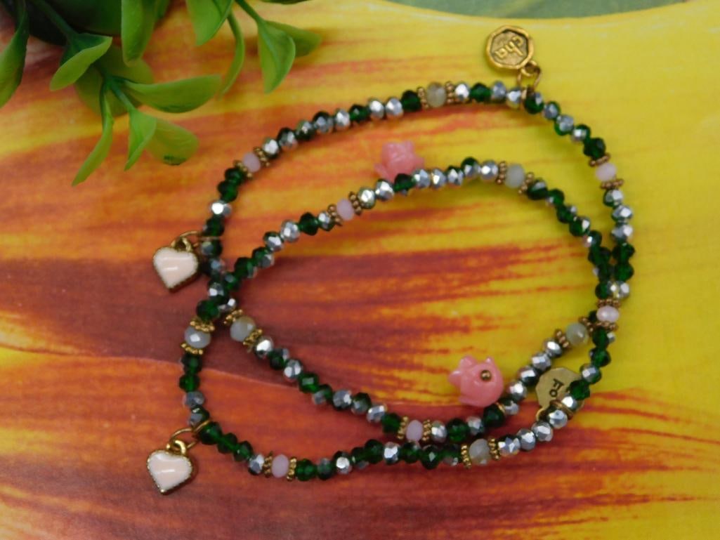 Beaded Bracelets ROCK STONE LAPIDARY SPECIMEN: Beaded Bracelets ROCK STONE LAPIDARY SPECIMEN