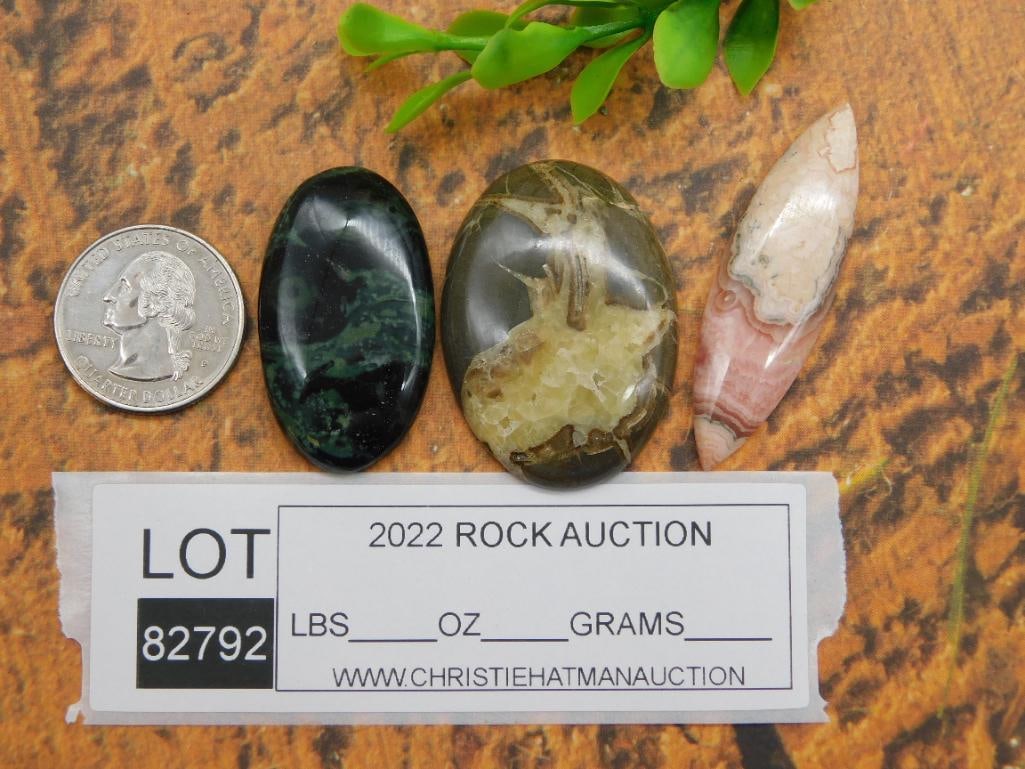 CABOCHONS ROCK STONE LAPIDARY SPECIMEN - 2