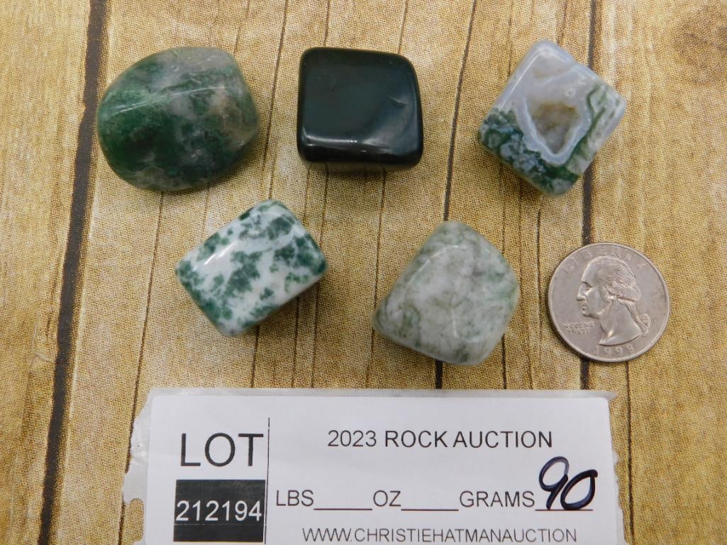 TREE AGATE ROCK STONE LAPIDARY SPECIMEN - 2