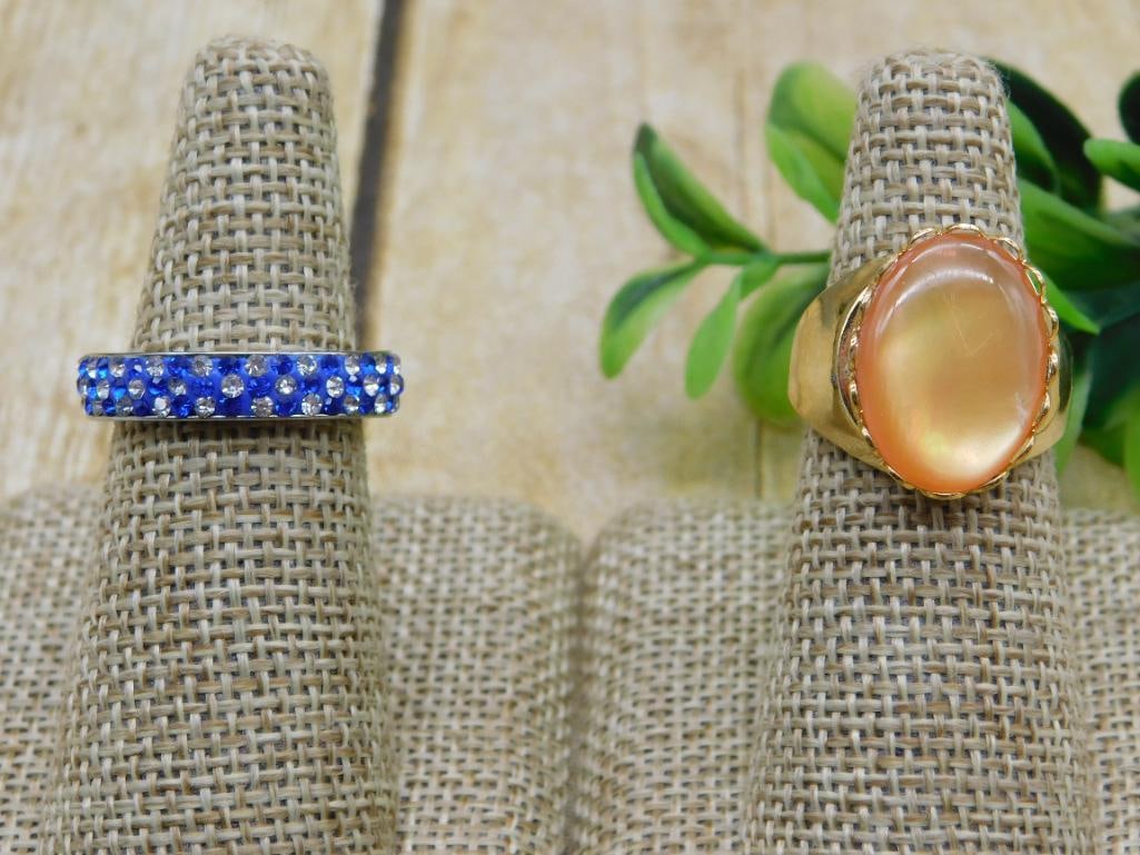 STONE RINGS ROCK STONE LAPIDARY SPECIMEN: STONE RINGS ROCK STONE LAPIDARY SPECIMEN