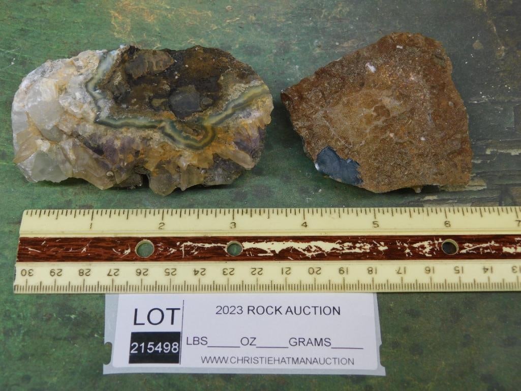 AMETHYST ROCK STONE LAPIDARY SPECIMEN - 2