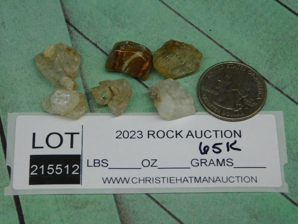 HERKIMER DIAMONDS ROCK STONE LAPIDARY SPECIMEN - 2