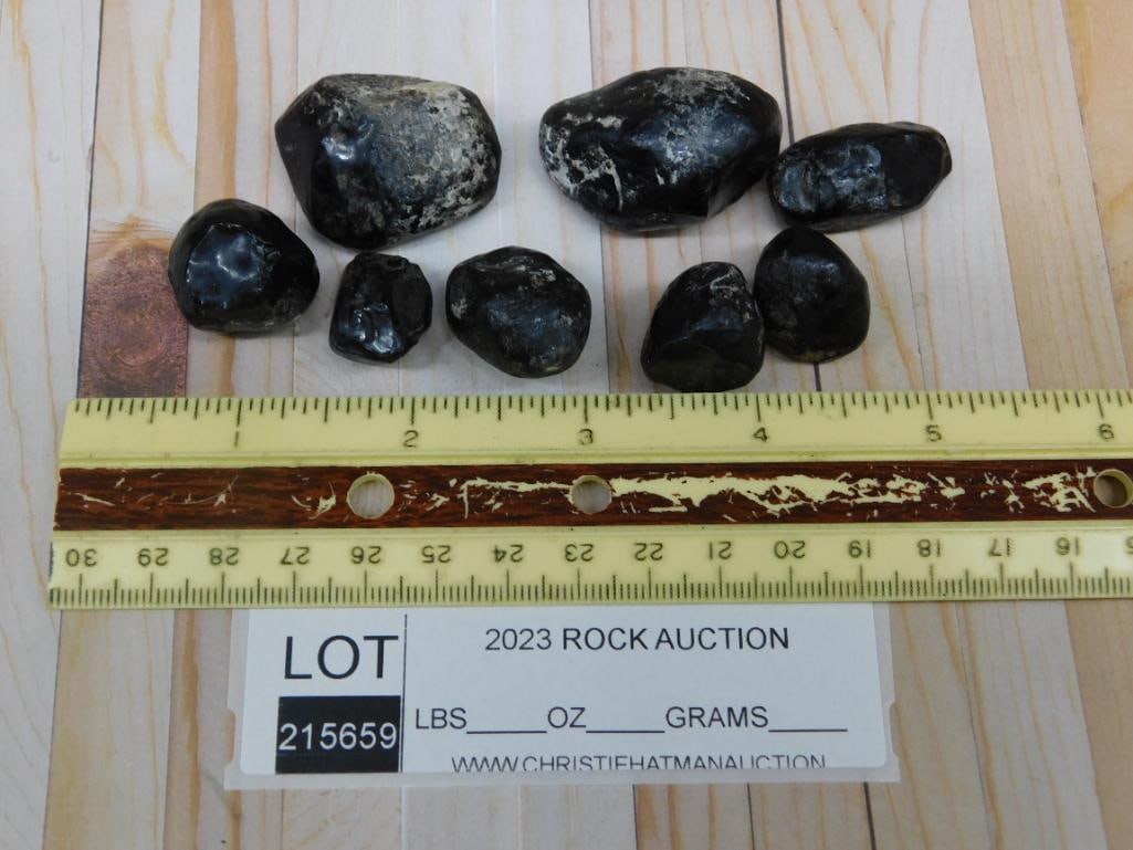 APACHE TEARS ROCK STONE LAPIDARY SPECIMEN - 2