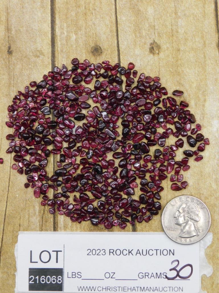 GARNET ROCK STONE LAPIDARY SPECIMEN - 2