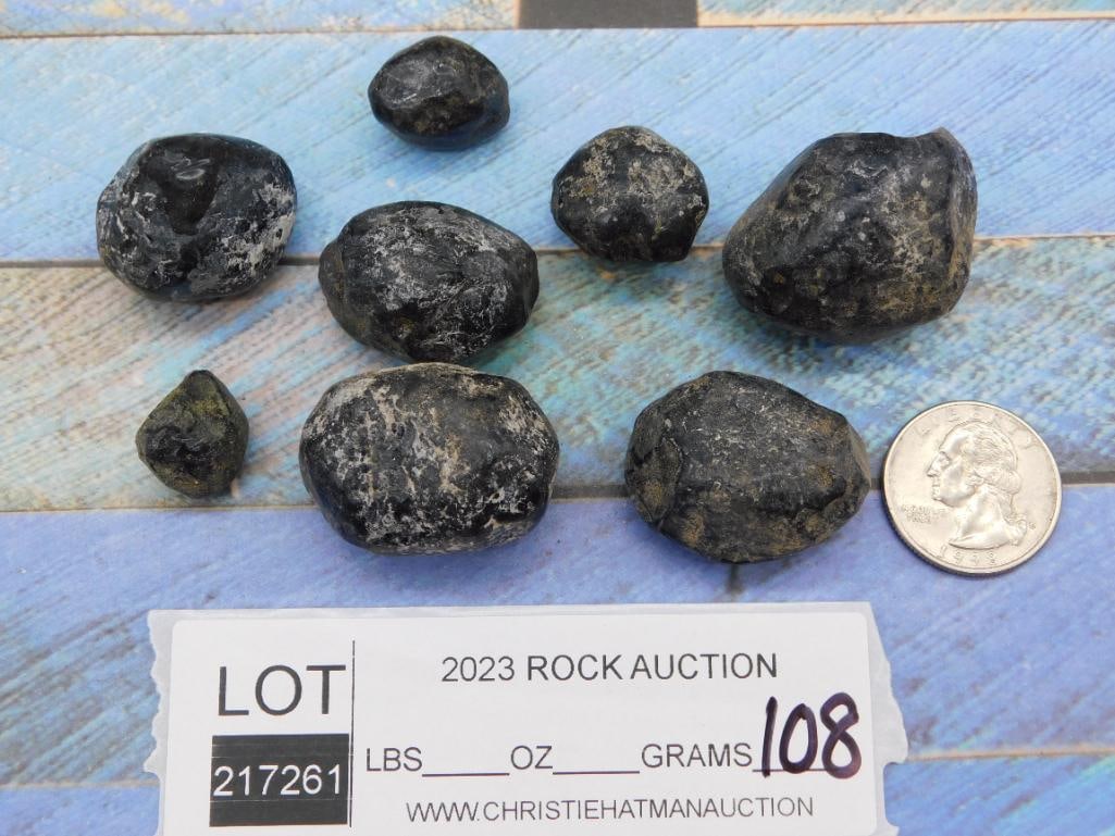 APACHE TEARS ROCK STONE LAPIDARY SPECIMEN - 2