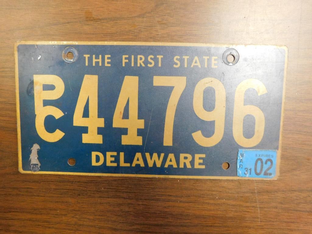 Vintage Antique License Plate US Delaware Collectible 229 (1 of 4)