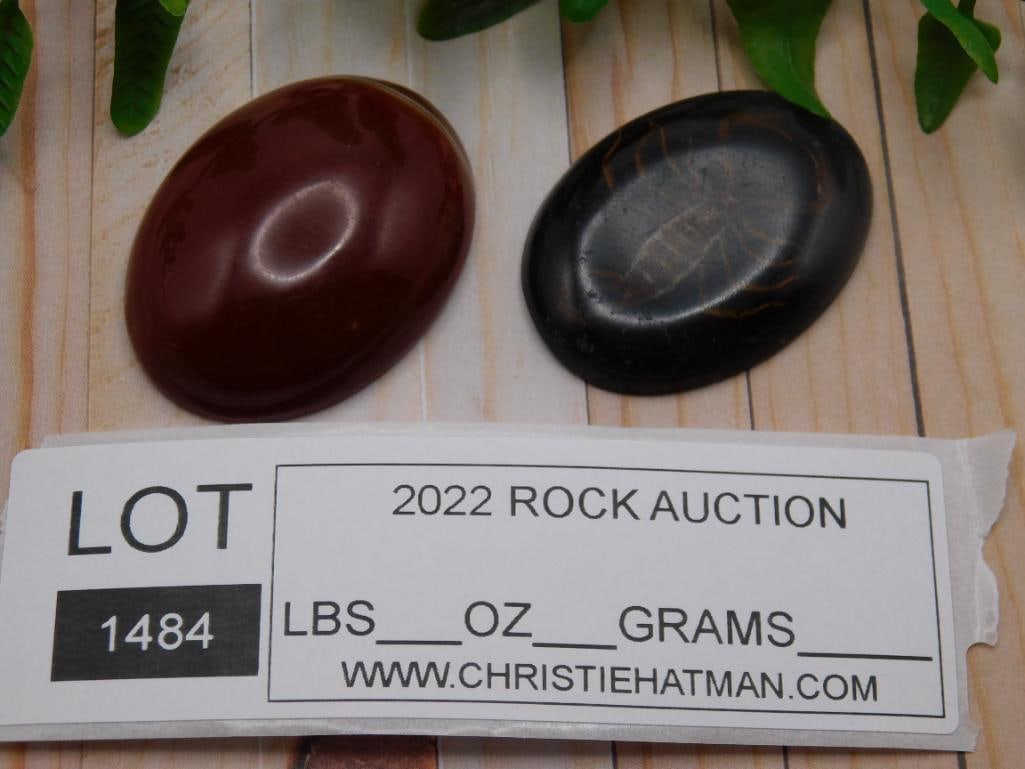 CABOCHONS ROCK STONE LAPIDARY SPECIMEN - 5