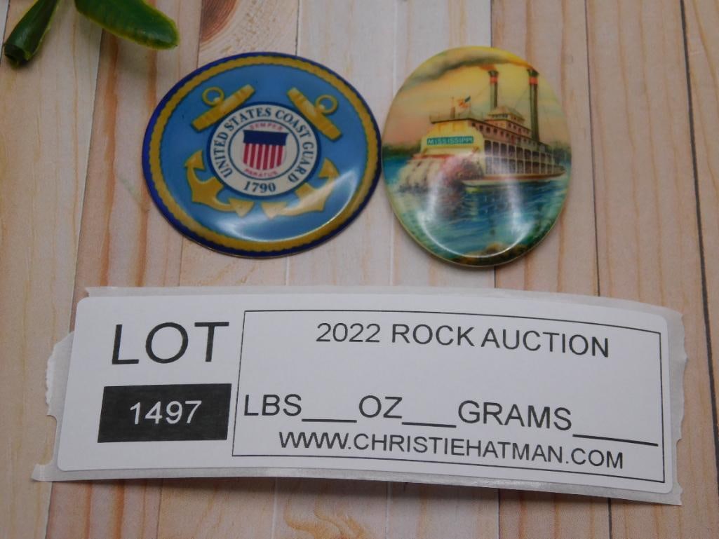 CABOCHONS ROCK STONE LAPIDARY SPECIMEN - 3