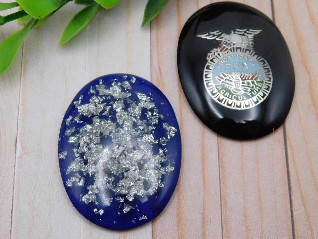 CABOCHONS ROCK STONE LAPIDARY SPECIMEN - 2