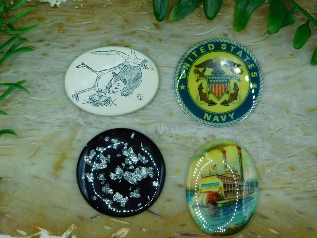 MIXED CABOCHON LOT ROCK STONE LAPIDARY SPECIMEN: MIXED CABOCHON LOT ROCK STONE LAPIDARY SPECIMEN