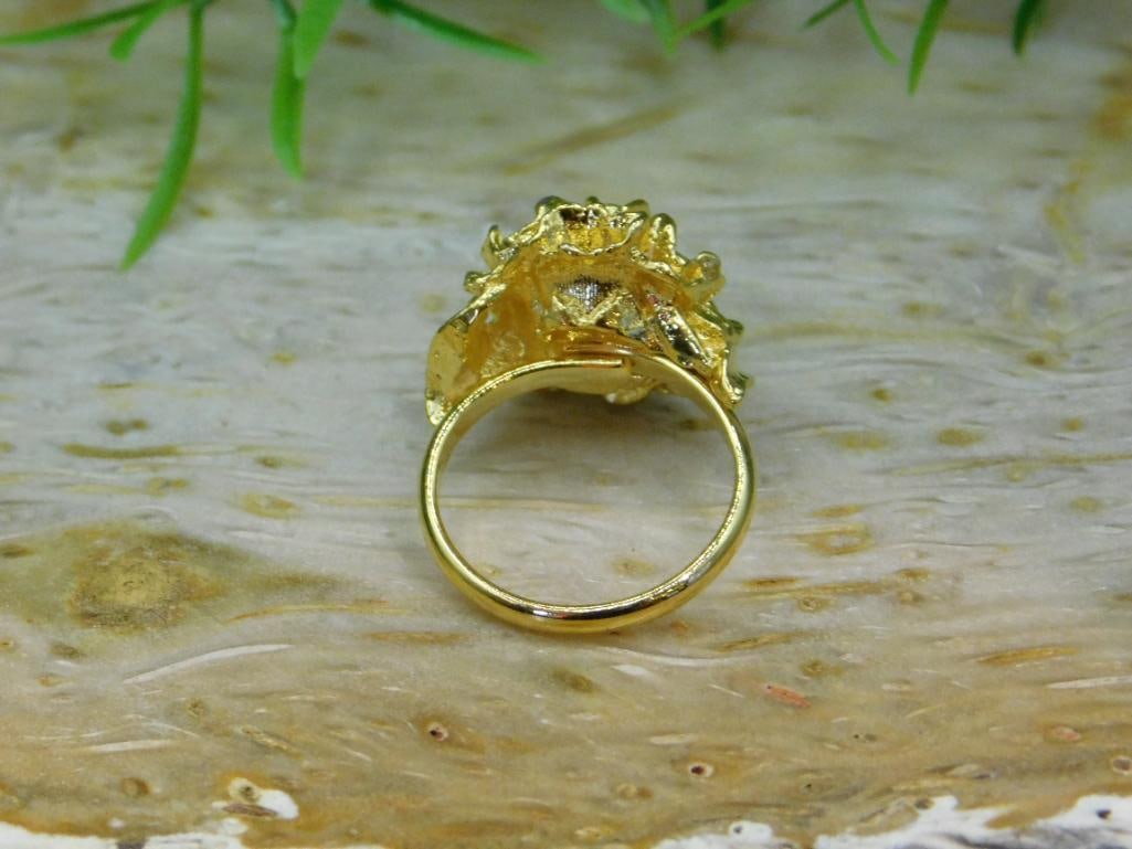 FLOWER RING ROCK STONE LAPIDARY SPECIMEN - 3