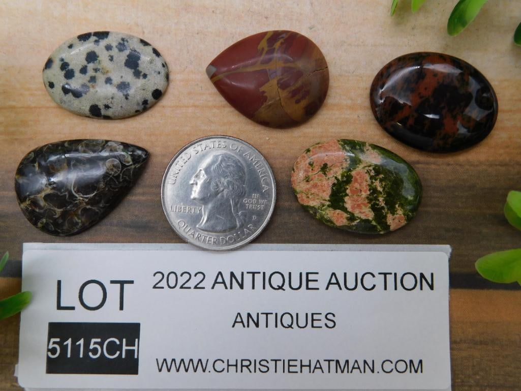 MIXED CABOCHONS ROCK STONE LAPIDARY SPECIMEN - 2