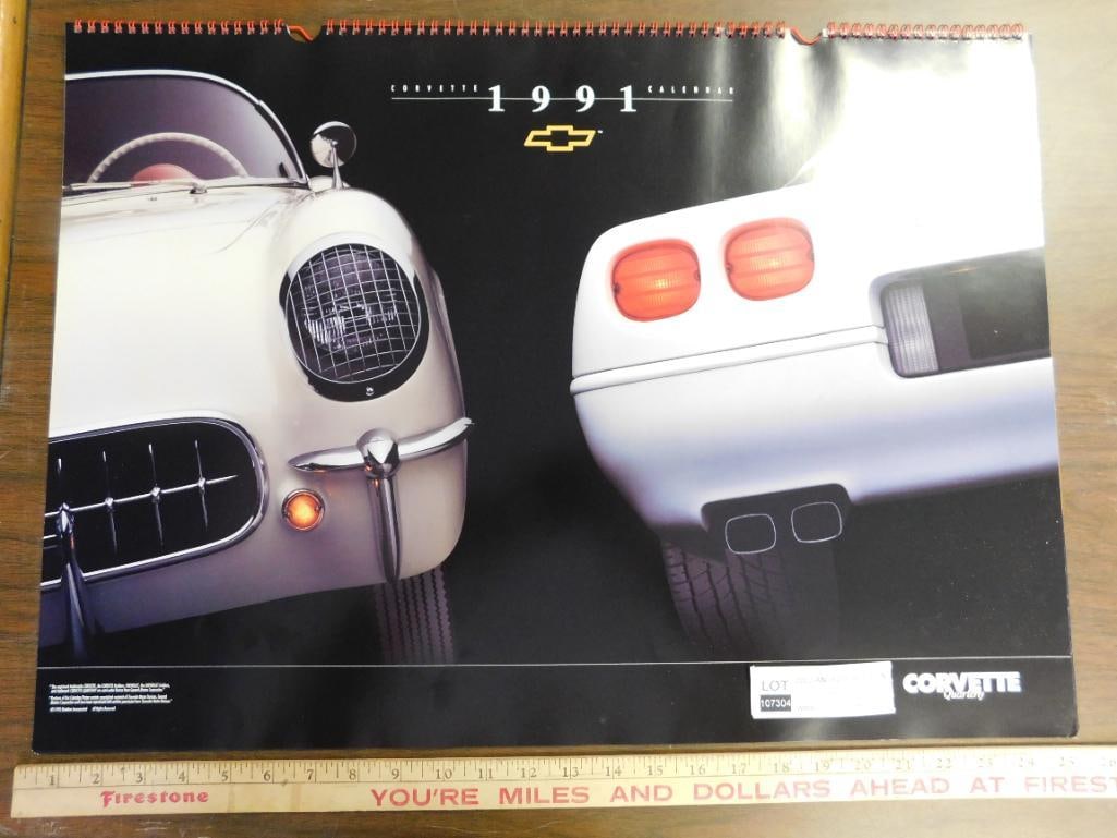 1991 CORVETTE CALENDAR - 2