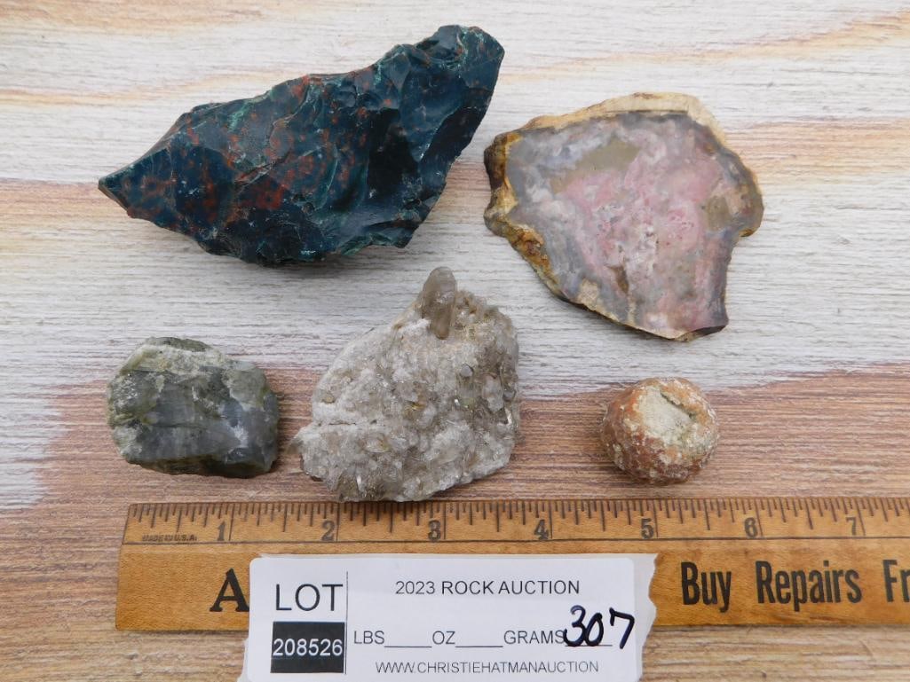 MIXED ROUGH ROCK ROCK STONE LAPIDARY SPECIMEN - 2