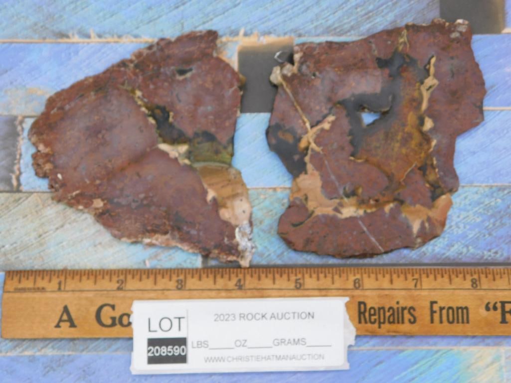 SLABS ROCK STONE LAPIDARY SPECIMEN - 2
