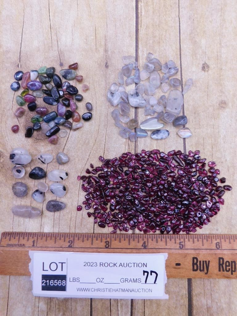 MIXED GEMSTONE ROCK STONE LAPIDARY SPECIMEN - 2