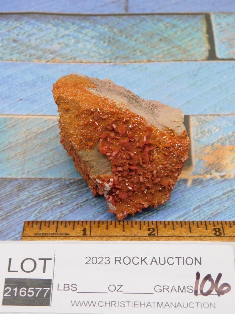 VANADINITE ROCK STONE LAPIDARY SPECIMEN - 2