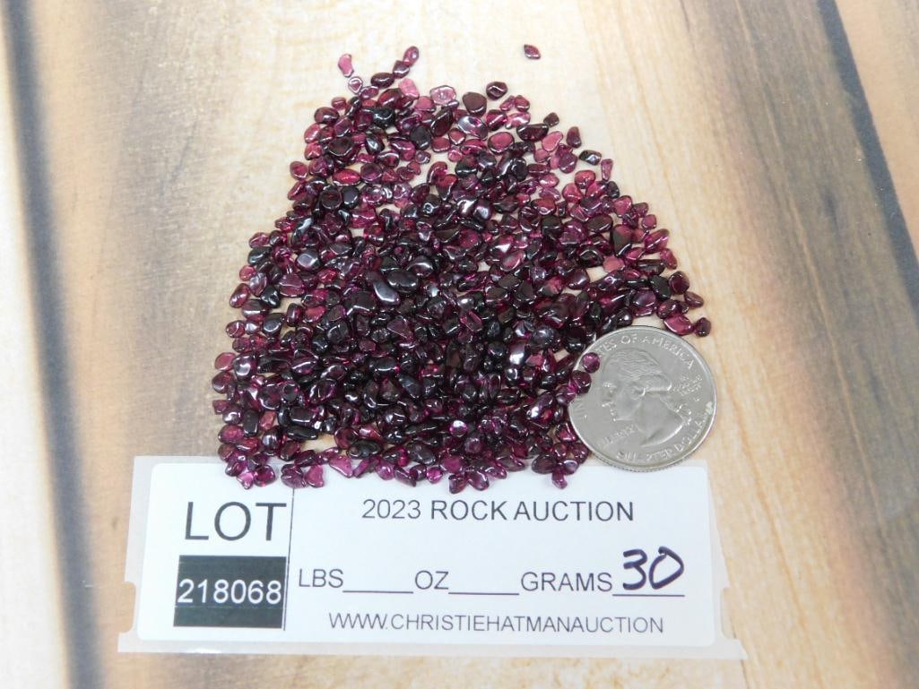 GARNET ROCK STONE LAPIDARY SPECIMEN - 2