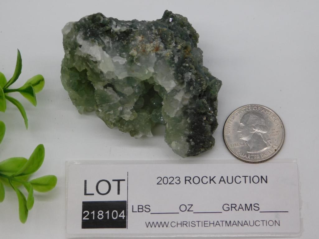 PREHNITE ROCK STONE LAPIDARY SPECIMEN - 2