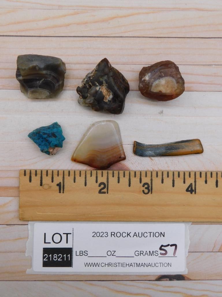 MIXED ROUGH LOT ROCK STONE LAPIDARY SPECIMEN - 2