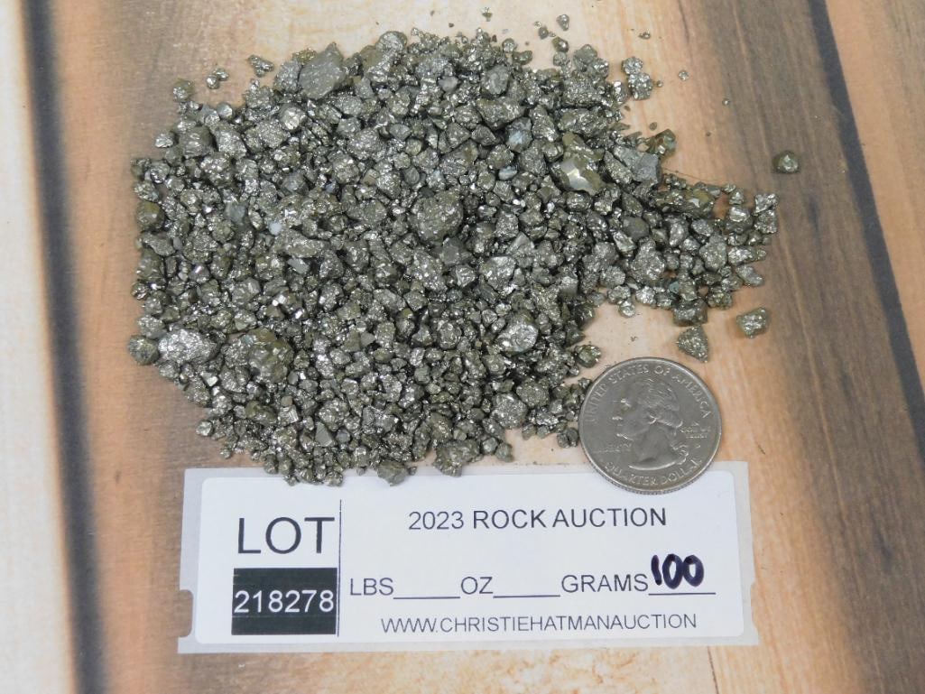 PYRITE ROCK STONE LAPIDARY SPECIMEN - 2