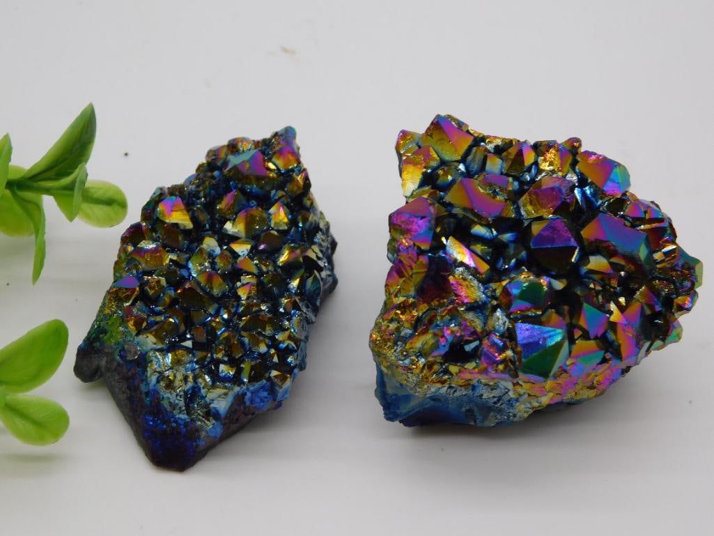 TITANIUM AMETHYST ROCK STONE LAPIDARY SPECIMEN (1 of 2)