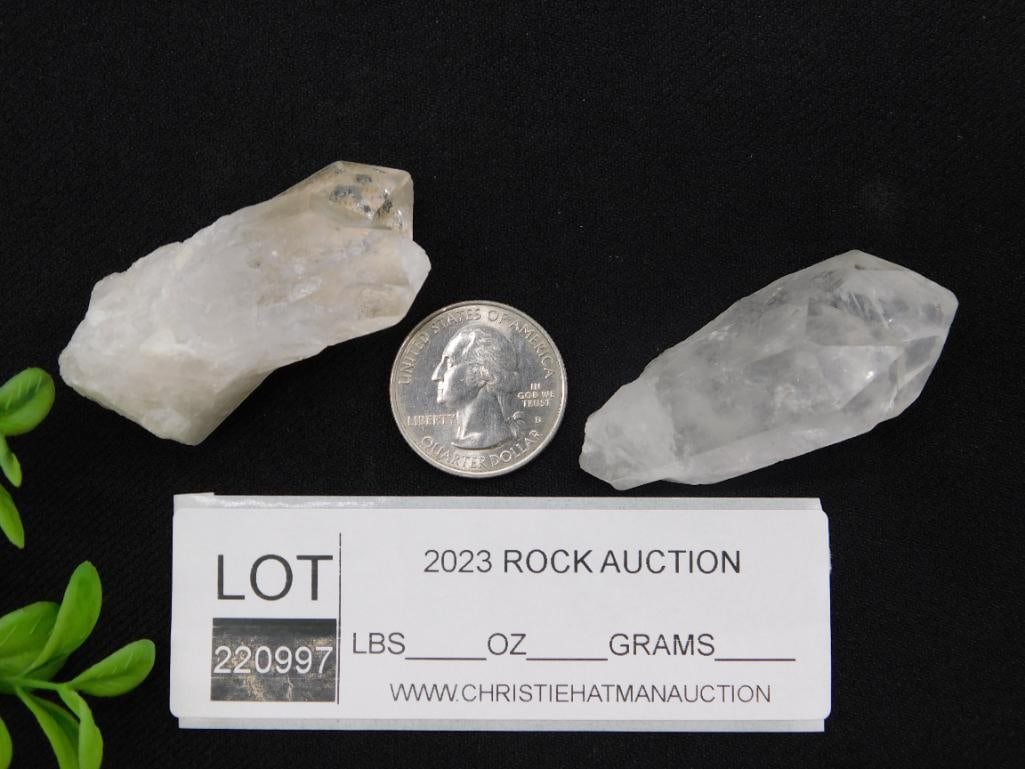 QUARTZ POINTS ROCK STONE LAPIDARY SPECIMEN - 2