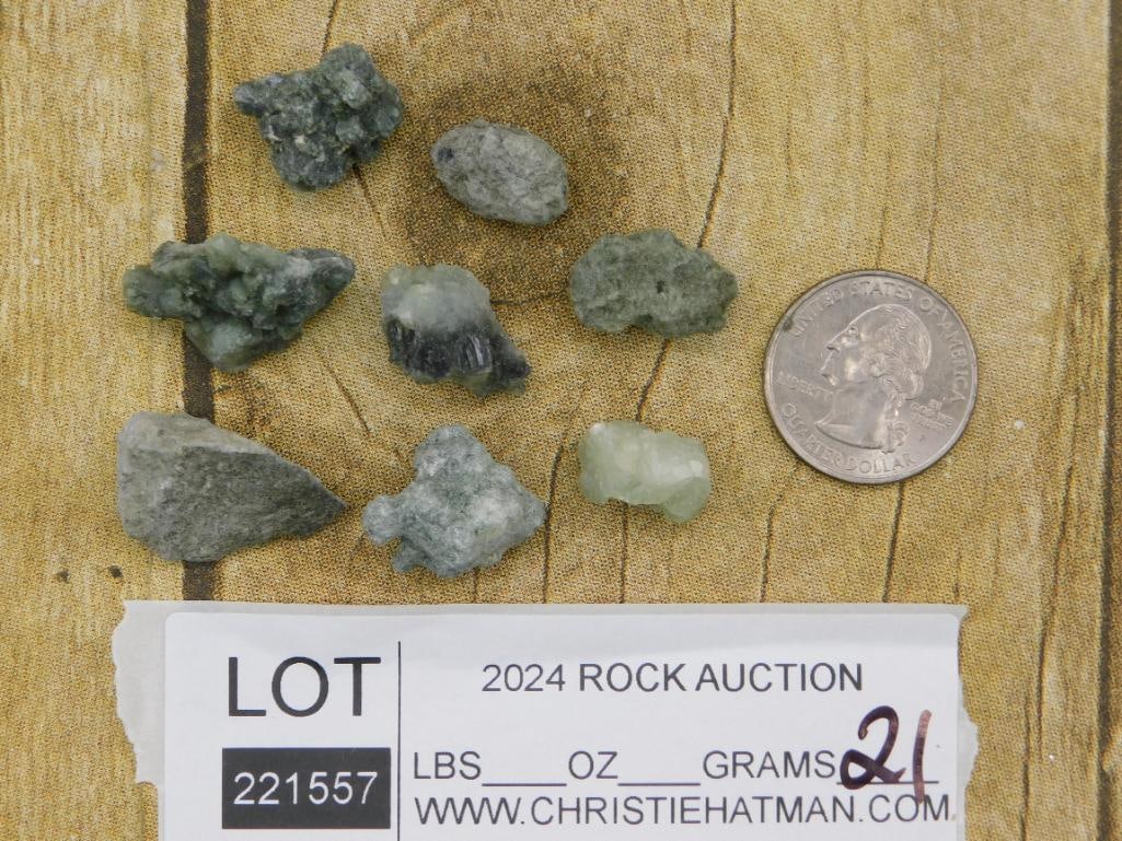 PREHNITE ROCK STONE LAPIDARY SPECIMEN - 2