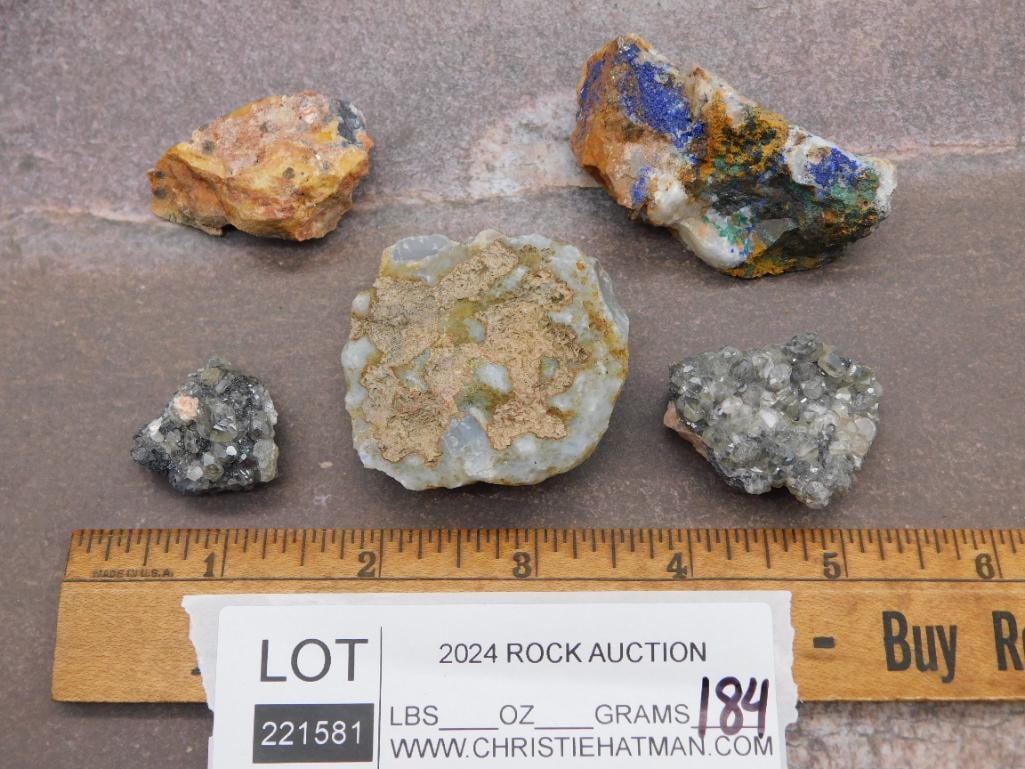 AZURITE ROCK STONE LAPIDARY SPECIMEN - 2