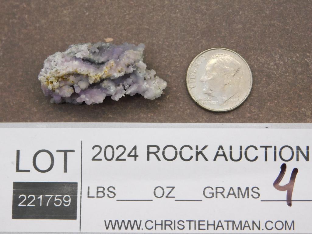 GRAPE AGATE ROCK STONE LAPIDARY SPECIMEN - 2