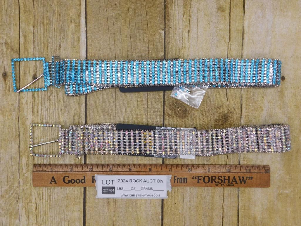 RHINESTONE BELT SIZE LARGE - 2