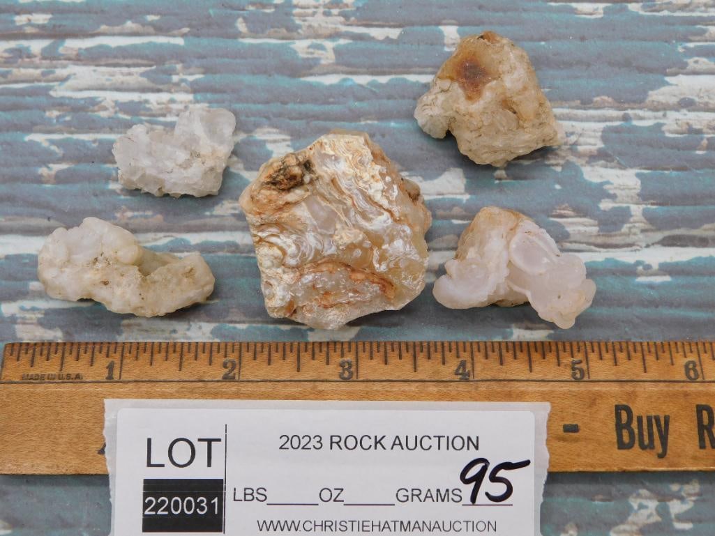 FIRE AGATE ROCK STONE LAPIDARY SPECIMEN - 2