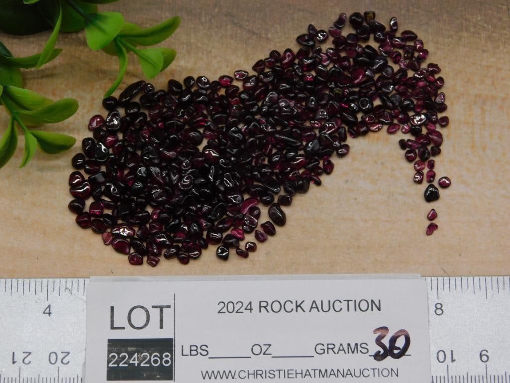 GARNET ROCK STONE LAPIDARY SPECIMEN - 3