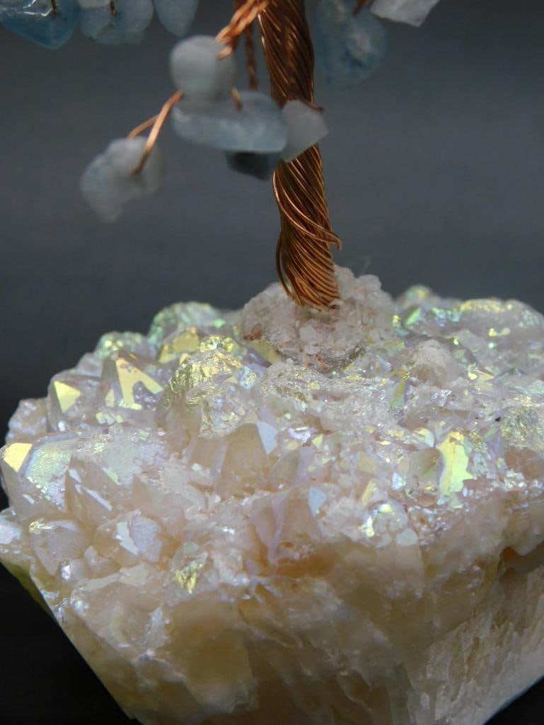 MIXED STONE TREE ROCK STONE LAPIDARY SPECIMEN - 2